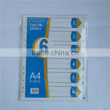 Competitive price 22X30X0.4CM plastic dividers