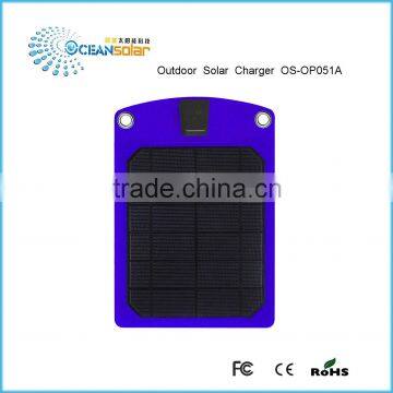 5 Watt Solar Panel Portable Solar Charger With Dual USB Ports for Mobil Phone photo-3