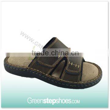 Summer Soft Sole Leather Men Slipper Sandal