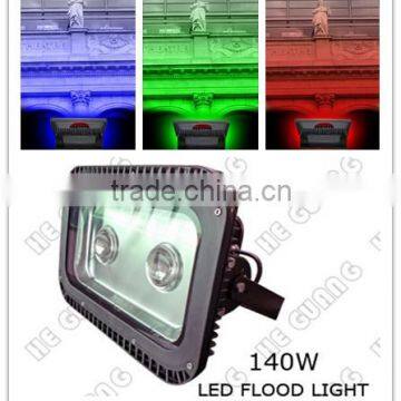 Outdoor high power warm white COB 140W led flood light