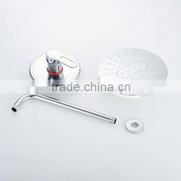 Shower Sets Factory Chrome Plated Brass Bathroom Big Rain Shower Set photo-6