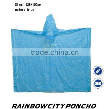 transparent PE rainwear poncho