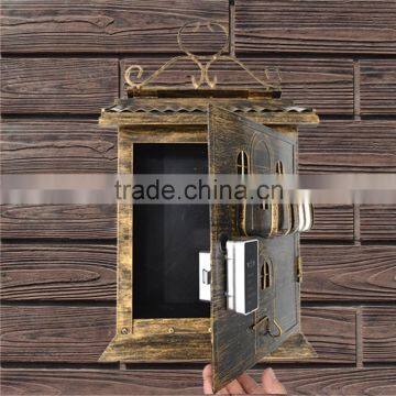 High-Quality Handmade Antique Wallmount Bluetooth Lock Mailbox photo-3