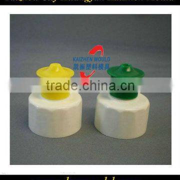 Plastic push pull shampoo cap injection mould