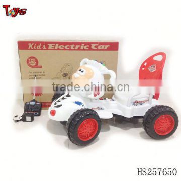 Hot!! with light and music 8 channels radio control baby ride on car