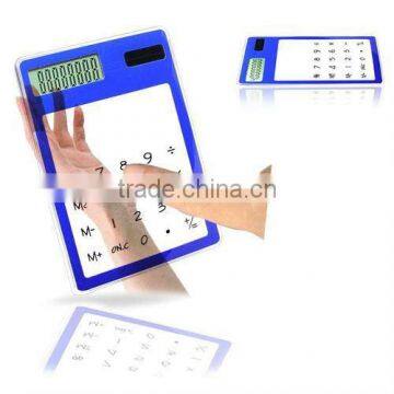 Solar touch screen Calculator