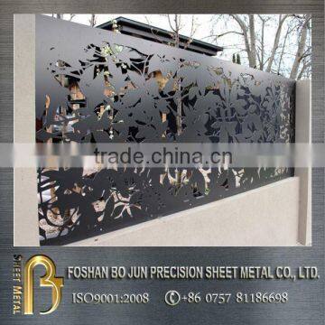 manufacturing custom powder coating metal screen panel , laser cutting metal screen made in china