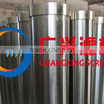 factory high quality stainless steel v wire water well screen filter pipe