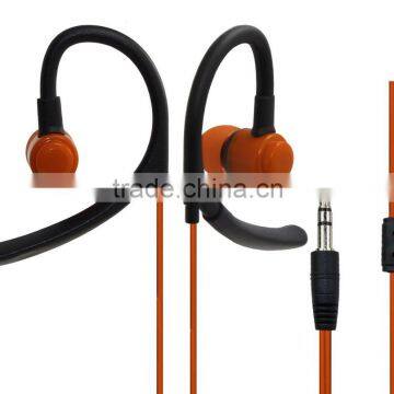 2016 New Design Sport Wired Earphones Earhook Heart Shape Earhook Earphones