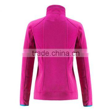 Women Army Green Pink Microfiber Varsity Plain Fleece Jacket Without Hood, Premium Dropship Name Brand Fashion High End Clothing photo-5