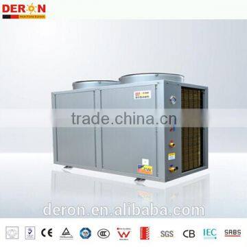 R410a R407c 38kW High COP air water heat pump, heating + cooling + hot water air source heat pump