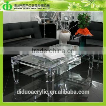 DDH-T125 Trade Assurance Modern Glass Top Center Table Design