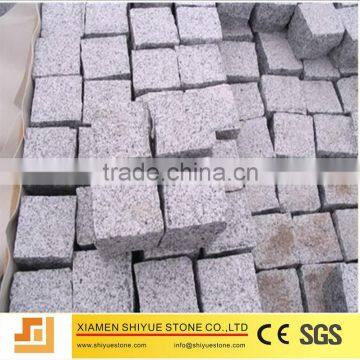 Natural China Granite Light Grey Cube Stone