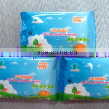 Adult daily use cleaning wet tissues