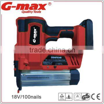 G-max Cordless Tools 18V DC Nailer Stapler GT19211