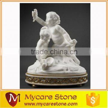 Chinese marble kid statue, stone statue on sale