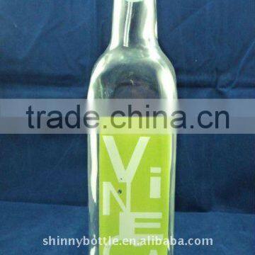 sealed liquid packaging glass bottle, kitchen glass ware