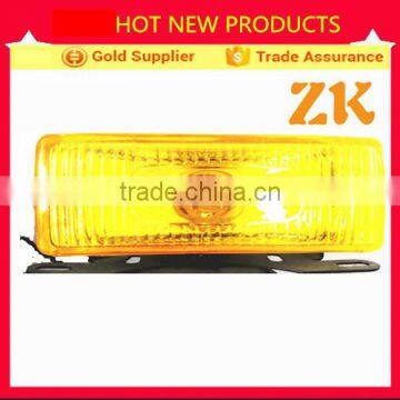 Yellow 12v 24v halogen 55W universal square car fog lamp headlight