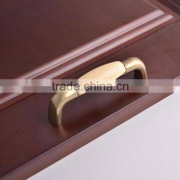 Antique Bronze Copper Zinc Alloy Furniture Hardware Cabinet Kitchen Ceramic Pull handles Customized drawer knobs