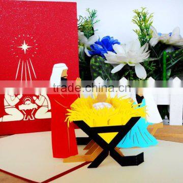 fairy 3d pop up christmas greeting card new design