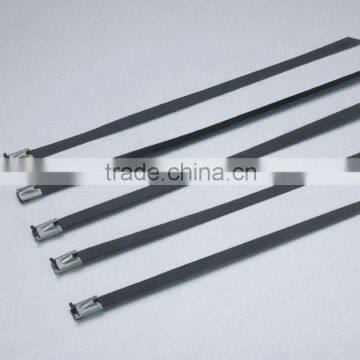 PLASTIC COVERED STAINLESS STEEL CABLE TIE