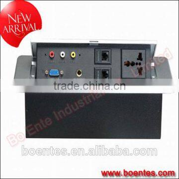 Conference Socket for Desktop Pop Up Power Outlet Box With USB Power Charging photo-5