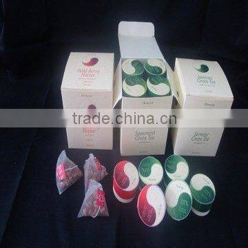 pyramid tea bag& pyramid teabags&triangle tea bags