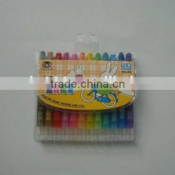 12pcs mini plastic crayon