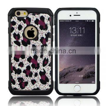 Personality Cartoon character painting style PU Leather skin cases for iPhone 6/6S