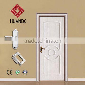 Modern design carved shower door mdf pvc indoor doors with hinge