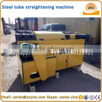 Rust Steel Tube Straightening Machine , Steel Pipe Straightening Derusting and Painting Machine photo-6