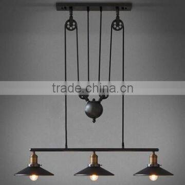 up-down antique metal pendant