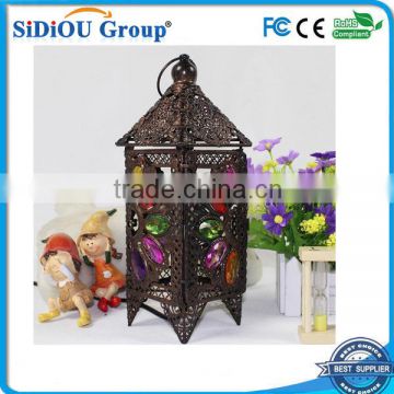 solar metal lantern indoor lantern housing