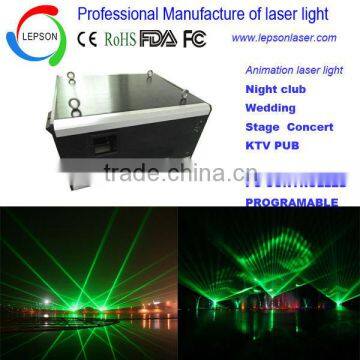 5W high power green laser professional laser stage lighting with PC