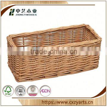 Handmade wild natural Unique designed stacking wicker basket no handles