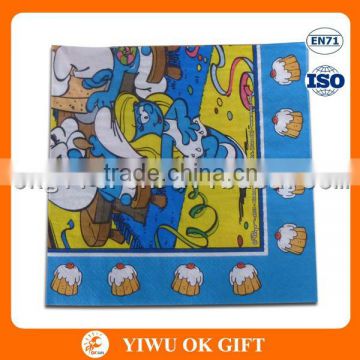 Party Paper Napkin,sanitary napkin,printing napkin,Napkin paper