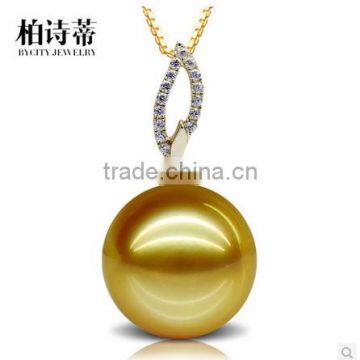 100% 18K Pure Yellow Gold Pendant photo-2