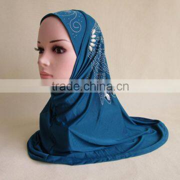 Beaded Hijab Fashion Modern Shinny Scarf Muslim Shawl Hijab photo-3