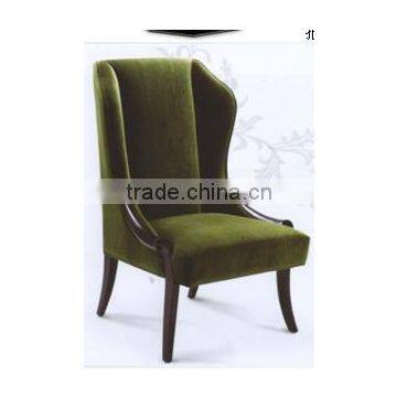 genuine velvert upholstery antique throne chairs