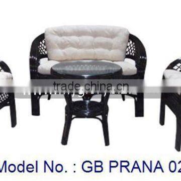 modern rattan furniture, home furniture, modern living room sofa set, rattan armchair and round table