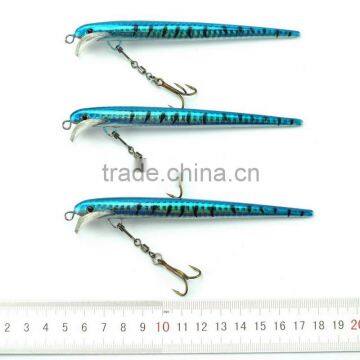 3PCS 12.5cm/8g Fishing Lures 4# Hook With Rolling Swivels Fishing Hard Bait Lures photo-2