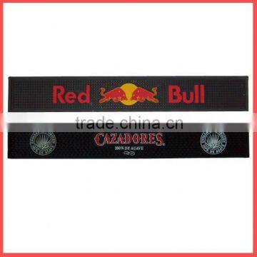 Eco-friendly Soft Silicone Pvc Logo Bar Rail Mats photo-2