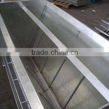 Stainess steel feed trough