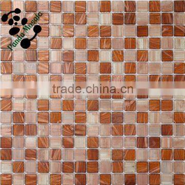 SMH08 Shower room glass mosaic mosaic Glass golden line mosaic