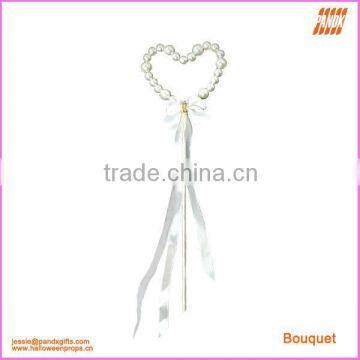 Wedding heart shape Pearl Bouquet