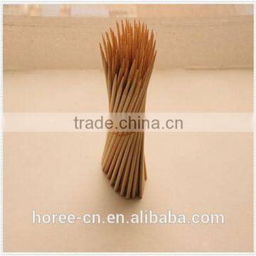 4mm Thick Food Grade Round Bamboo Wooden Barbecue Skewers photo-3