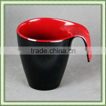 two-tone melamine coffee mug