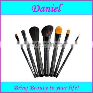 Professional Black 7pcs makeup brush kit soft best cosmetic brush