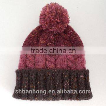 new fashion custom pom pom beanie hats wholesale