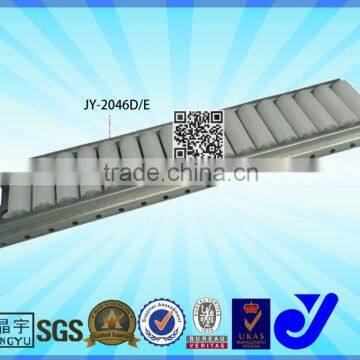JY-2046E|Iron Alloy Groove Track Roller|Movable Skate Bearing|Logistics Rack System Conveyor Roller